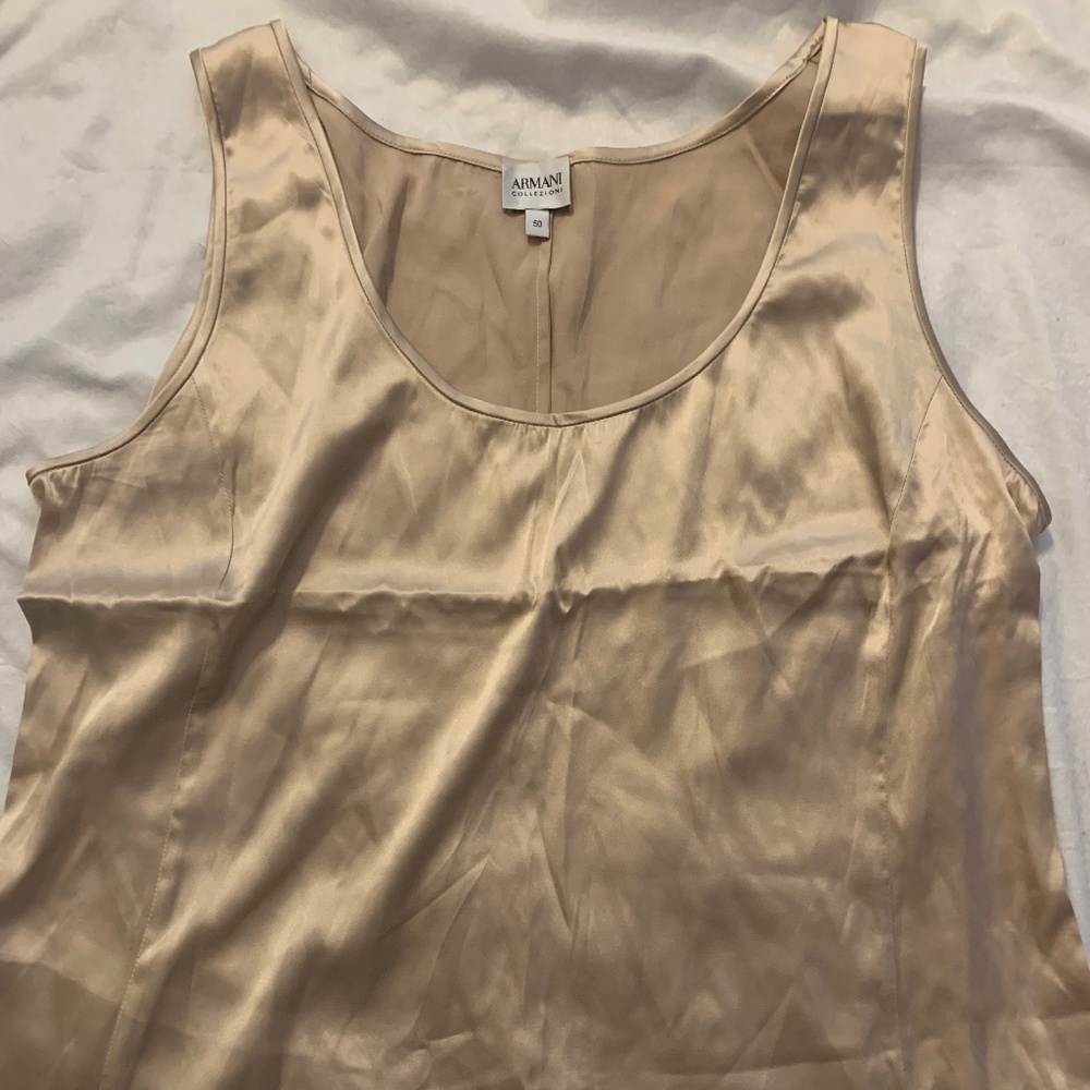 Armani Collezioni Soft Gold Women’s Tank Top (50)